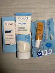 Paket Wardah Hemat 4 in 1 Foundation Wardah - Facial Foam - Crim Wardah - Krim Wardah