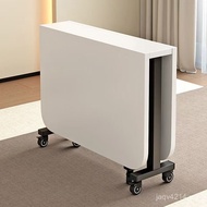 Fold-Free Table Thickened Installation Easy to Move Small Apartment with Desk Multifunctional Dining