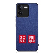 Phone Case hp iQOO Z Series Z9 Z9x Z9s Z8 Z7 Z7x Z7 Pro TPU Rubber UNIQLO Jeans