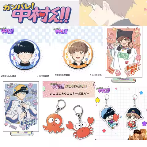 Go for It Nakamura Kun Acrylic Stand Okuto Aiki Hirose Decora Style Anime Desktop Decoration Kawaii 