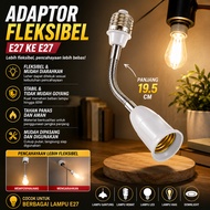 Flexible Lamp Fitting Adapter Length Extender Extension Universal E27 To E27 Flexible 19.5cm Max 60W