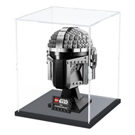 Choowin Acrylic Display Case for Lego Helmet 75304 75328 75349 Thickened Clear Acrylic Display Box f