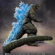 S.H.MonsterArts shm 生賴範義 哥吉拉 透明藍鰭 有輸送箱 海報明信片