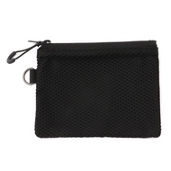 Muji/Muji Double Zipper Bag Mesh Coin Bag Portable Mesh Double-Layer Storage Bag Cosmetic Bag Card B