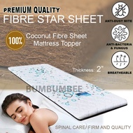 🔥SALES🔥VERSION2.0🔥 Coconut Fibre Sheet Mattress Topper/Fibre Mattress/Fibre Star/Fibre Topper