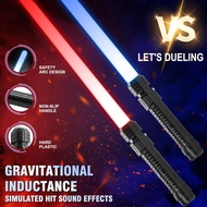 Light Up Swords Saber for Kids,2 pack 7 colors Expandable Light Swords Toys with FX Sound(Motion Sen