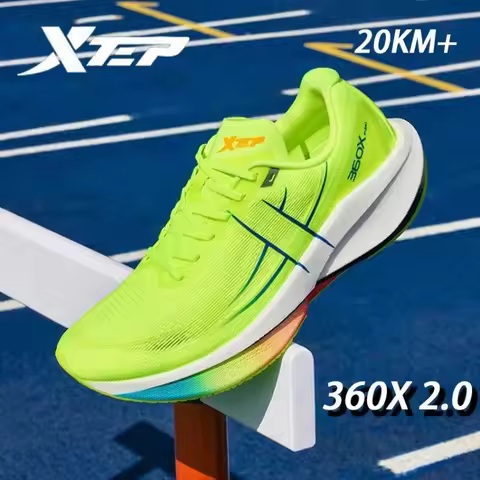 Xtep 360X 2.0 Professional Marathon Running Shoes Men's Racing Carbon Plate Shock Absorbent Sports T