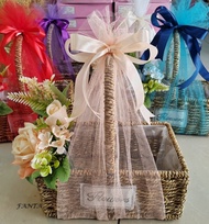 Ready-to-decorated Fruit Basket Hamper Bucket Rustic Hamper Basket