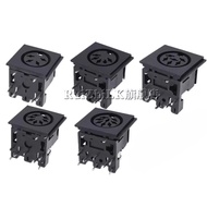 5PCS 3 4 5 6 7 8 13 Pin Mini DIN Female Socket Connector 4 5 6 8 Poles DIN Mini Jack PS2 Mini Circul
