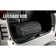 日本 SILKBLAZE 汽車用可摺疊車尾箱皮質雜物袋收納袋雜物箱收納