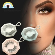 JUNE Eyelash Storage Box, PS ABS False Lashes Show Box, Polygon Mini Polygon Shape Box