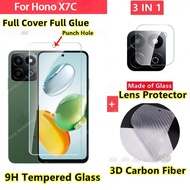 Honor X7C X7D X8C Tempered Glass Screen Protector Camera Lens Protector Full Cover Screen Matte Priv