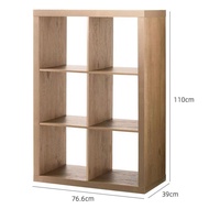 IKEA IKEA Kalek Rak Buku Rumah Ruang Tamu Rak Penyimpanan Berdiri Lantai Rak Paparan Unit Rumah