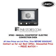 [FNBSTORES] UNOX LINEMICRO - MANUAL COUNTERTOP  ELECTRIC CONVECTION OVEN 3*342x242 ~ XF003