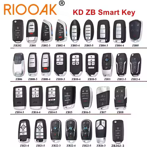 KEYDIY KD Smart Key ZB Remotes ZB03/04/08/09/10/11/14/15/17/19/21//22/24/28/31/33/36/202Multiple for