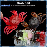 Hesitroad Soft Crab Bait Colorful Soft Crab Lure for Saltwater Freshwater Fishing Long Casting Bioni