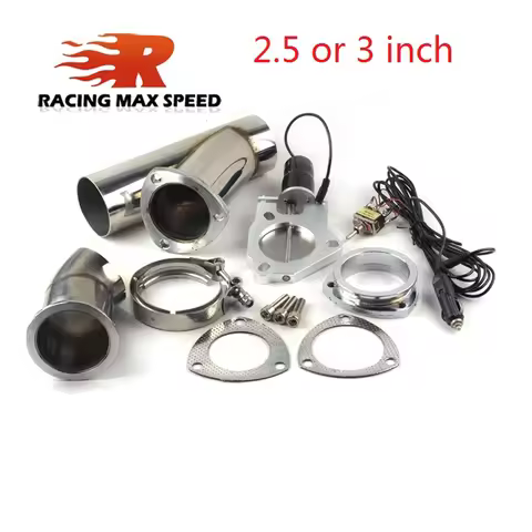 2.5,3 Inch Electric Exhaust Muffler Valve Cutout System Dump exhaust cut out bypass valve with switc