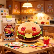 ZURU Fuggler Food Theme Fuggalicious Blind Bag Mystery Plush Toy Collectible Series Includes 1 Bag 7