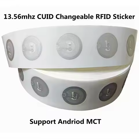 13.56MHz GEN2 CUID M1K S50 Tag Sticker Block 0 Writable UID Changeable Rewritable Stickers NFC Andri