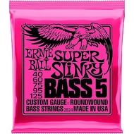 Ernie Ball 2824 Super Slinky Bass 5 String Electric Bass Guitar Strings