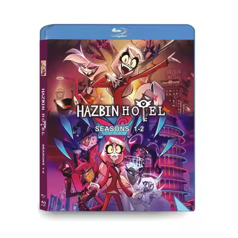 Hazbin Hotel seASon 1-2: BD 4-Disc All Region Box Set English Audio Blu-ray disc