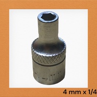 Lakoni atau Jetjo Mata sok 4mm square 1/4 inch 6 point
