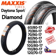 MAXXIS Diamond Tyre Motosikal Daytone Sport Diamond Tayar 70/90-17 80/90-17 Durable Tire maxxis taya