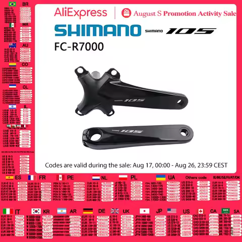 Shimano 105 R7000 Crank Arm 11S Right Side Road Bike Bicycle Drive Side 165/170/172.5/175MM 110BCD O