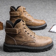 ♟﹍☈ red wing shoes red wing safety boots Martin Boots Lelaki Boots Boots Boots Tentera British Style