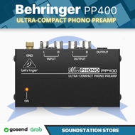 Behringer Microphone PP400 Phono Preamp RCA TRS Stereo