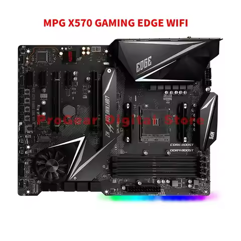 for MSI MPG X570 GAMING EDGE WIFI AM4 DDR4 ATX Gaming Motherboard Supports AMD Ryzen Series