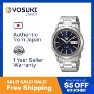 SEIKO SNKE51K1 SNKE51K SEIKO5 Automatic Day Date Navy Blue Silver Stainless  Wrist Watch For Men from YOSUKI JAPAN / SNKE51K (  SNKE51K  S SNKE SNKE5   )