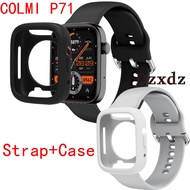 COLMI P71 Smart Watch Silicone Strap Replacement Bracelet Band for COLMI P71 Screen Protective Cover