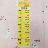 MAXELL ORIGINAL BATTERY SR621SW (JAPAN) SILVER OXIDE SR621 364 1.55V