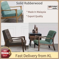 *Ready Stock* MODA Sofa Set Chair1-Seater 2-Seater 3-Seater Solid Rubberwood