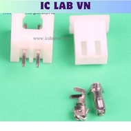 [5 Pieces]- 2P-XH2.54MM connector plug+socket (pack of 10) Ic Lab VN