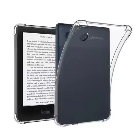 eBook Clear Case For Tolino Shine Color 2024 Airbags Flexible TPU Shockproof Back Cover For Tolino S