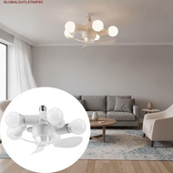 GLOBALOUTLET Heads Bubble Fan Light, E27 Screw Seat 2/3/4/5 Heads DIY Light Source Fan Light, DIY Li