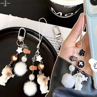 1/2/4Pcs Y2K Charm Cat Phone Lanyard Chain - Cute Kitten Phone Case Pendant - Y2K Bag Backpack Keyri
