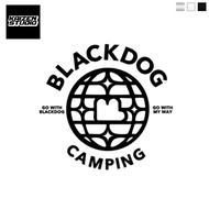 KAIZEN STUDIO Blackdog Globe Camping Outdoor Adventure Wagon Cooler Bag Vinyl Cutting Sticker