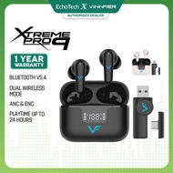 VINNFIER XTREME PRO 9 DUAL WIRELESS 2.4G & BLUETOOTH TWS EARBUDS