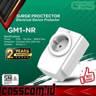 GES Surge Protection GM1-NR GM1NR Lightning Protection Plug 1 Sockets 250V