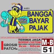 MB EMBROIDERED PATCH M-B51 LOGO BANGGA PAY TA TA TAX ACCESSORIES/EMBROIDERY