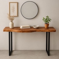 Natural Console Table Aesthetic console table console table natural