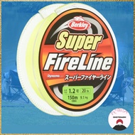 Berkley Super FireLine Crystal & Green PE Fishing Line - Various Specifications (150m)