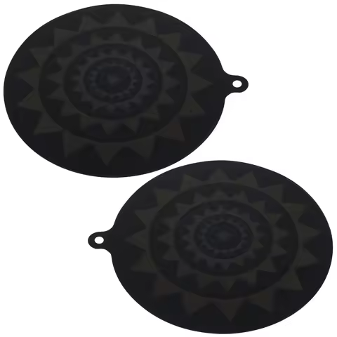 2Pcs Induction Hob Protector Mat, Silicone Induction Protective Cover Mat Cooktop Scratch Protector