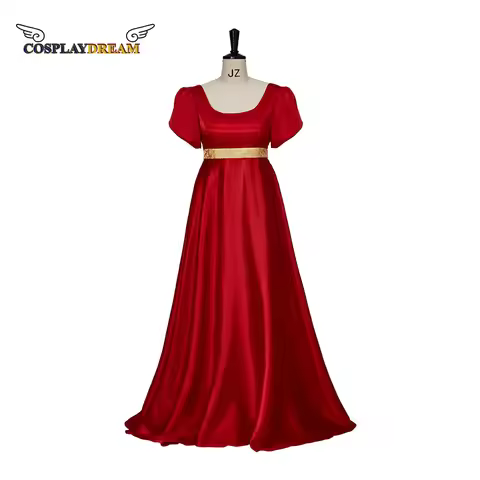 Kate Regency Dress Cosplay Costume Ball Gown S2 Kate Red Regency Dress Jane Austin Tea Party Ball Go