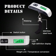 1pc Portable Digital Luggage Scale, Hanging Electronic Luggage Weigh Scale For Traveling, 50kg/110lb