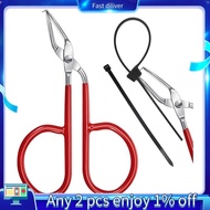 Cable Tie Opener Zip Tie Cable Tie Remover Tool Stainless Steel Zip Tie Cutter Tool with Silicone Ha