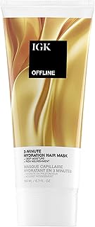 IGK Offline 3 Minute Hydration Hair Mask For Unisex 6.7 oz Masque
